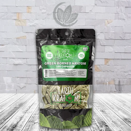 Earth Kratom Green Borneo Capsules - Image 3
