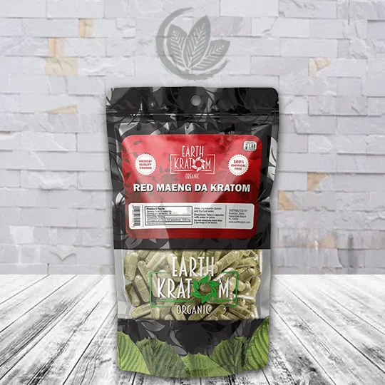 Earth Kratom Red Maeng Da Capsules - Image 3