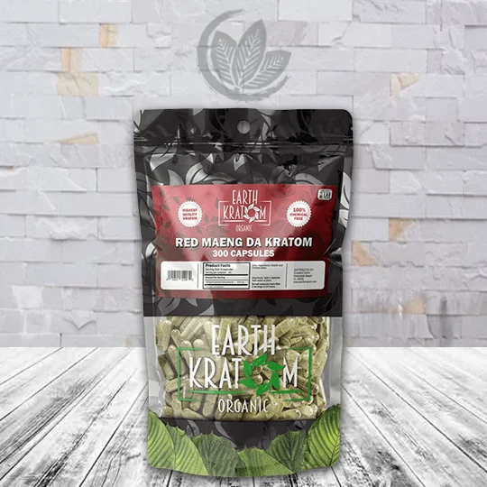 Earth Kratom Red Maeng Da Capsules - Image 4