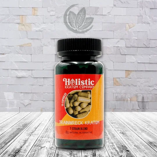 Holistic Kratom Trainwreck Capsules - 75ct Capsules