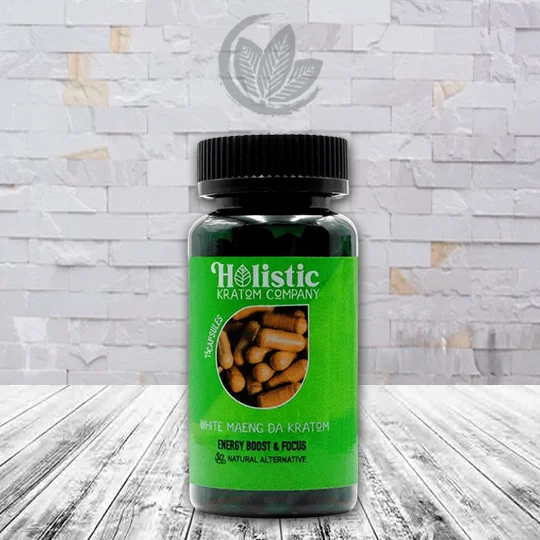 Holistic Kratom White Maeng Da Capsules