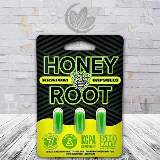 Honey Root Wellness Kratom Capsules 510 MIT