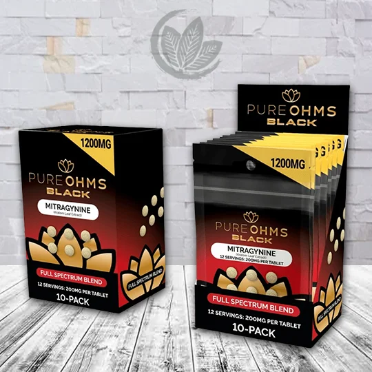 Pure Ohmz Black MIT Full-Spectrum 1200mg - Full Case