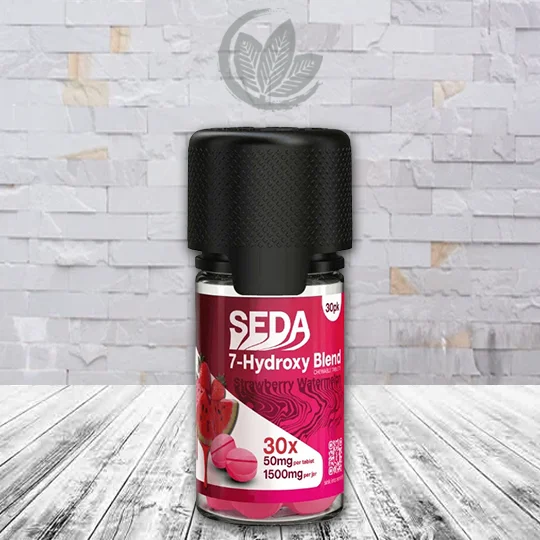 Seda 7-Hydroxy Blend 50mg 30ct - Strawberry Watermelon 30ct Jar