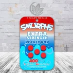 Smurfs 7-Hydroxy Kratom Extract Tablet 400mg - Rocket Pop - 5ct Single Blister Pack