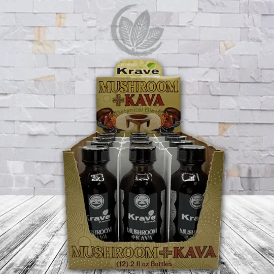 Krave Botanicals Mushroom + Kava Extract Shot 2oz - Image 3
