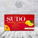 Sudo Chewable Tablets 10ct Blister Pack - Lemon 10ct Single Blister Pack