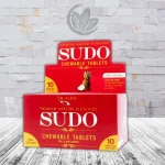 Sudo Chewable Tablets Bulk Case Deal - Pina Colada Bulk DISPLY DEAL 6x10ct (Total 60 Tablets)