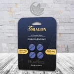 Dragon Kratom Extract 200mg - Blue Razz -- 4ct Single Blister Pack