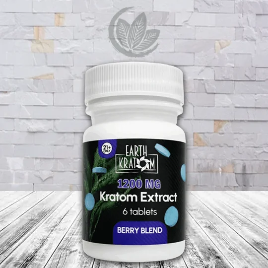 Earth Kratom Kratom Extract 1200mg - Berry Blend
