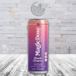 Magic Dose Kratom Leaf + Kava Root Seltzer 12oz - Black Cherry