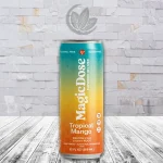 Magic Dose Kratom Leaf + Kava Root Seltzer 12oz - Tropical Mango