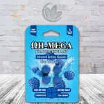 OH-MEGA Advanced Kratom Extract 1200mg - Blue Raspberry -- 4ct Single Blister Pack