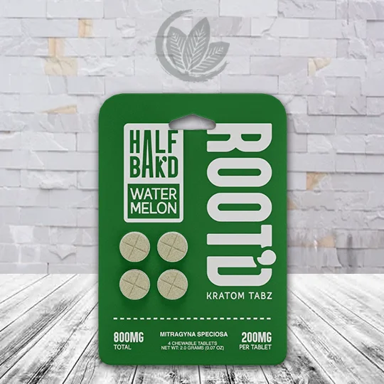 Root'd Half Baked MIT Kratom Tabz 800mg - Image 3