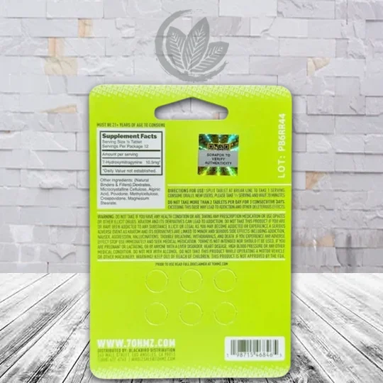 7OHMZ 7-Hydroxymitragynine Rapid Formula Tablets 21mg BULK CASE DEAL - Image 3