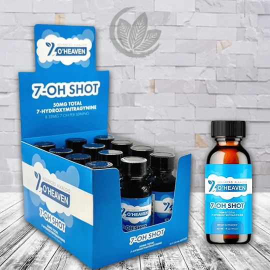 7oh Heaven 7-OH Shot - Blue -- 12 Shot BULK CASE
