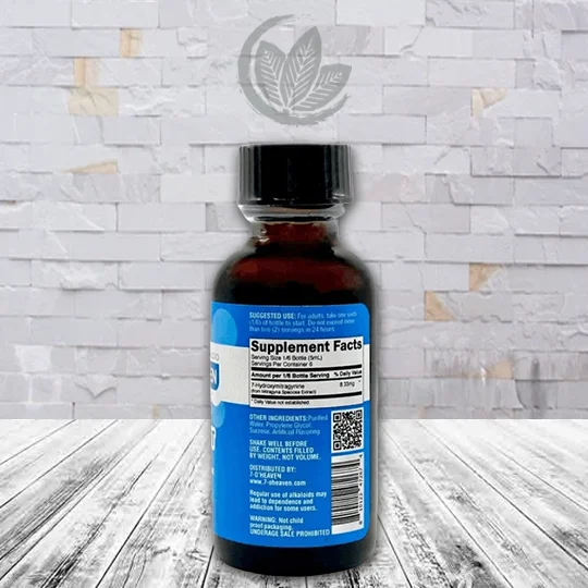 7oh Heaven 7-OH Shot - Blue -- Single Shot - Supplement Facts