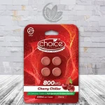 Choice Botanicals Full Spectrum Kratom Extract Tablets 800mg - Cherry Chiller -- 4ct Single Blister Pack