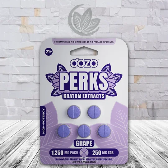 Dozo Perks Kratom Extract 1250mg - Image 4