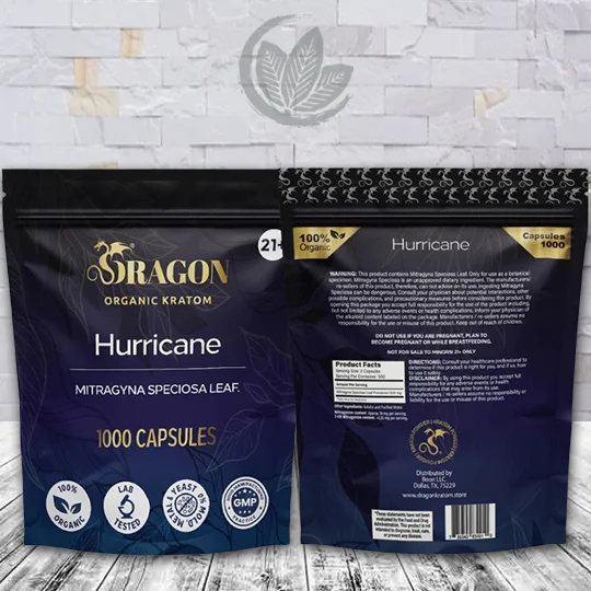 Dragon Organic Kratom Hurricane Kratom Capsules - Image 5