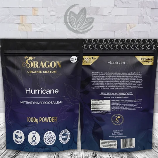 Dragon Organic Kratom Hurricane Kratom Powder - Image 5