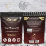 Dragon Organic Kratom Red Maeng Da Kratom Capsules - 500ct