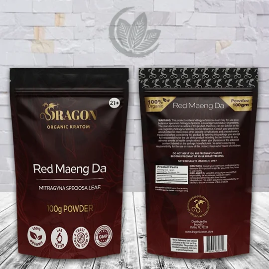 Dragon Organic Kratom Red Maeng Da Kratom Powder - Image 3