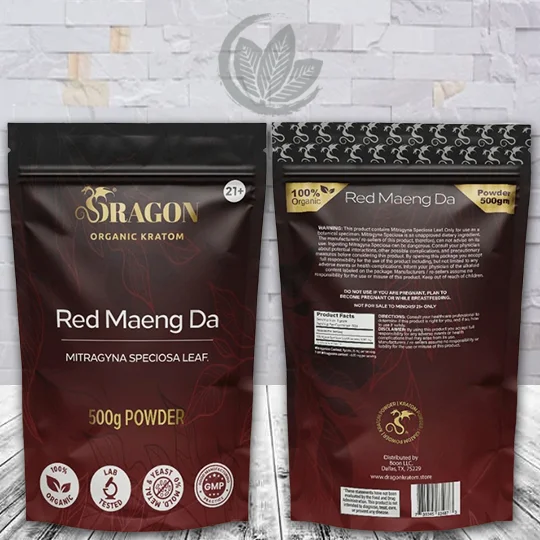 Dragon Organic Kratom Red Maeng Da Kratom Powder - Image 5