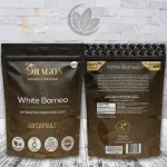 Dragon Organic Kratom White Borneo Kratom Capsules - 500ct