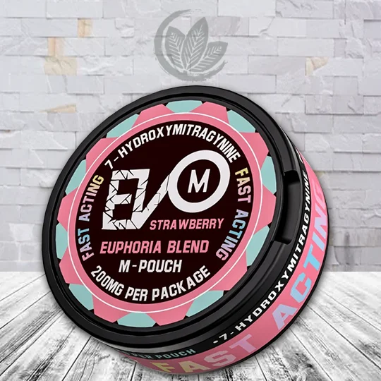 Evo 7Hydroxy Fast Acting Blend Pouches - Euphoria -- Strawberry -- 50mg -- 4ct Single Can