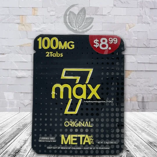 MetaTabz 7MAX 7-Hydroxy 100mg - Original -- 2ct Single Blister Pack