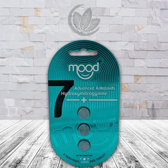 Mood+ 7-Hydroxy Advanced Alkoid Tablets 54mg - Unflavored -- 3ct Single Blister Pack