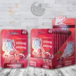 Seda 7-Hydroxy Chewable Tablet 480mg - Cosmic Cherry -- 4ct X 10 = 40 Tablets BULK CASE