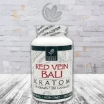 Whole Herbs Kratom Red Vein Bali Capsules - 250ct Bottle