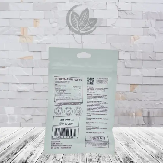 Green Roads Kratom Gummies 150mg - back