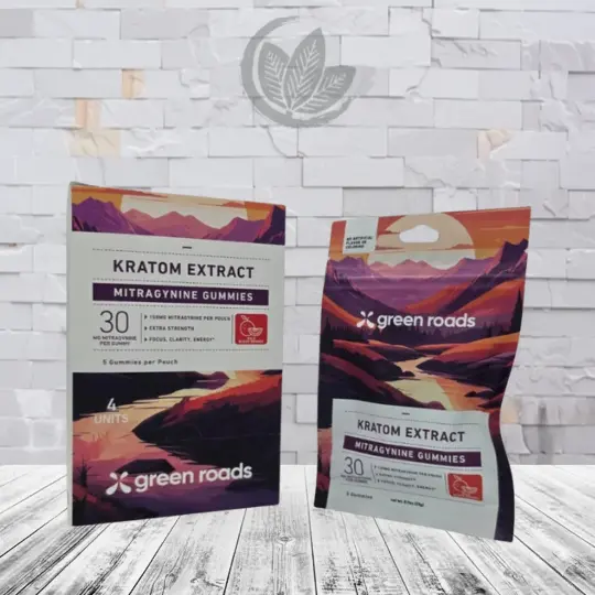 Green Roads Kratom Gummies 150mg - Wild Blood Orange -- 5ct x 4 = 20 Gummies BULK CASE