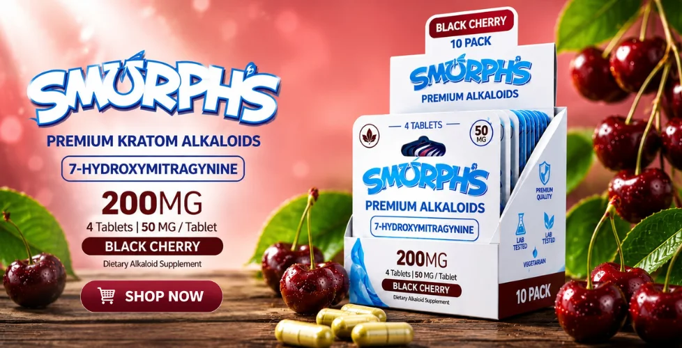Smurph’s 7-Hydroxymitragynine Kratom Extract Tablets 50mg