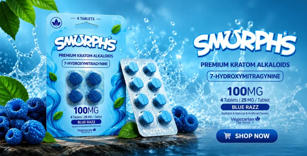 Smurph’s Premium 7-Hydroxymitragynine Extract Tablets 4ct