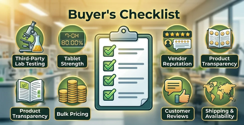 What to Check Before Buying Bulk 7OH Tablets