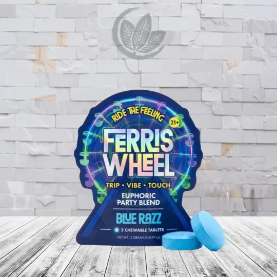 Ferris Wheel Kanna Euphoric Party Blend Tablets-Blue Razz -- 2ct pack