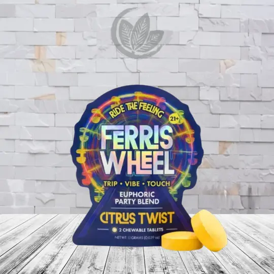 Ferris Wheel Kanna Euphoric Party Blend Tablets-Citrus Twist -- 2ct Pack