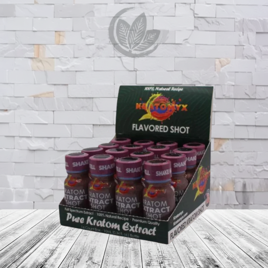 Kratomyx Full Spectrum Pure Kratom Extract Shot 10ml Mixed Berries Full Case (16ct)