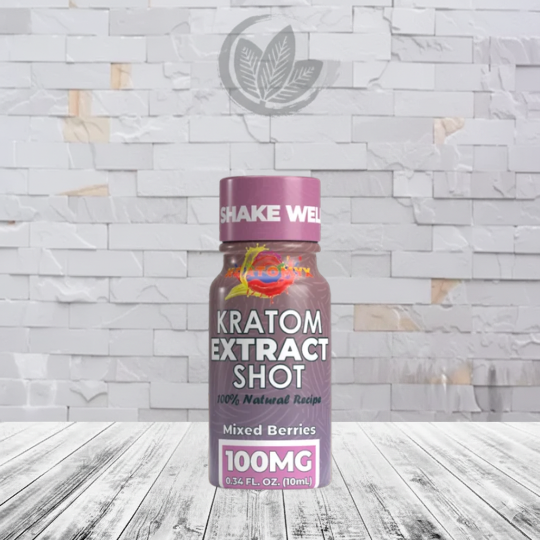 Kratomyx Full Spectrum Pure Kratom Extract Shot 10ml Mixed Berries