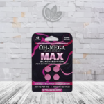 OH-MEGA MAX-NANO-MIT Kratom Extract Tablets 1600mg-Strawberry -- 4ct Single Blister Pack