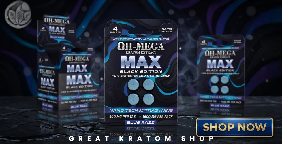 OH-MEGA MAX Nano Mitragynine Black Edition 1600mg