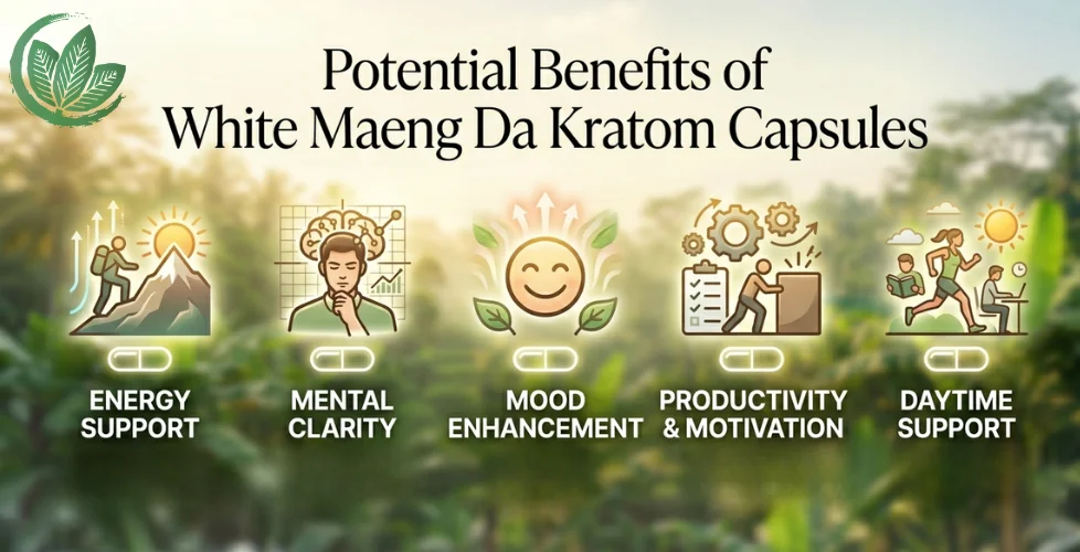 Potential Benefits of White Maeng Da Kratom Capsules