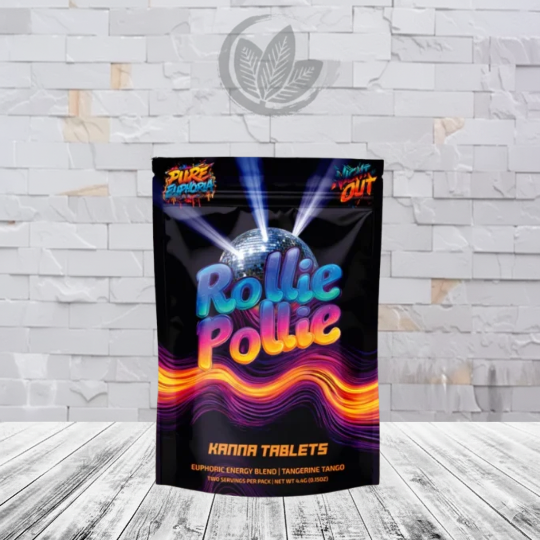 Rollie Pollie Kanna Euphoric Energy Blend Tablets-Tangerine Tango -- 4ct Single Pack