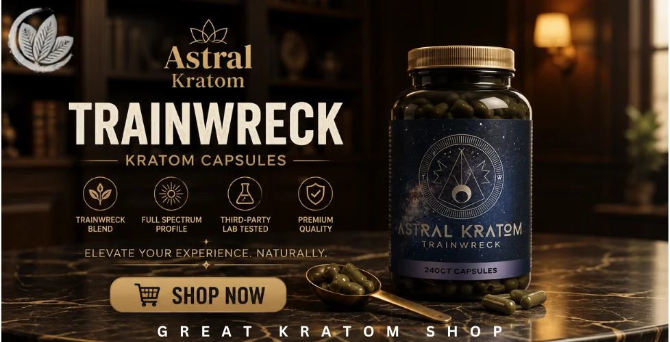 Astral Kratom Trainwreck Capsules 240ct