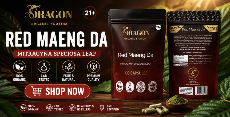 Dragon Organic Red Maeng Da Capsules