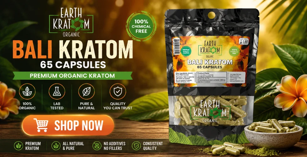 Earth Kratom Bali Capsules